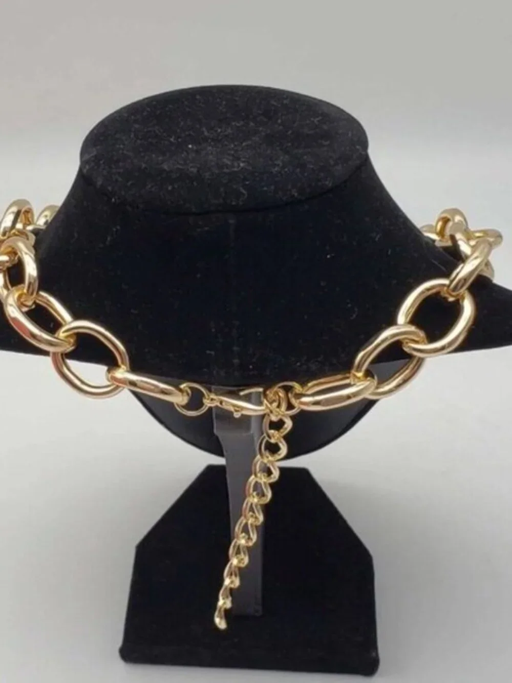 Gold-Plated Necklace with Authentic Louis Vuitton Padlock